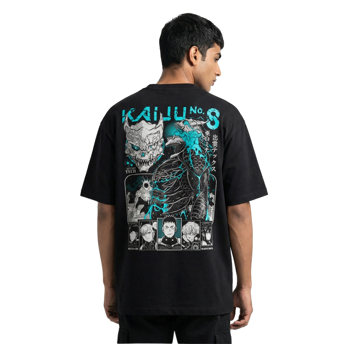 Kaiju No. 8oversized cotton t-shirt for men and women by BOMBAE STORE