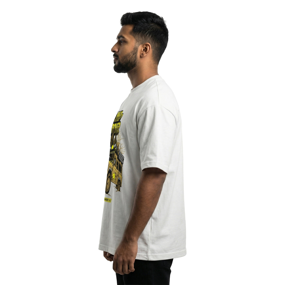 Land Rover Defender 110oversized cotton t-shirt for men and women by BOMBAE STORE