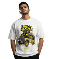 Land Rover Defender 110oversized cotton t-shirt for men and women by BOMBAE STORE