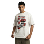S-Chassis Poweroversized cotton t-shirt for men and women by BOMBAE STORE