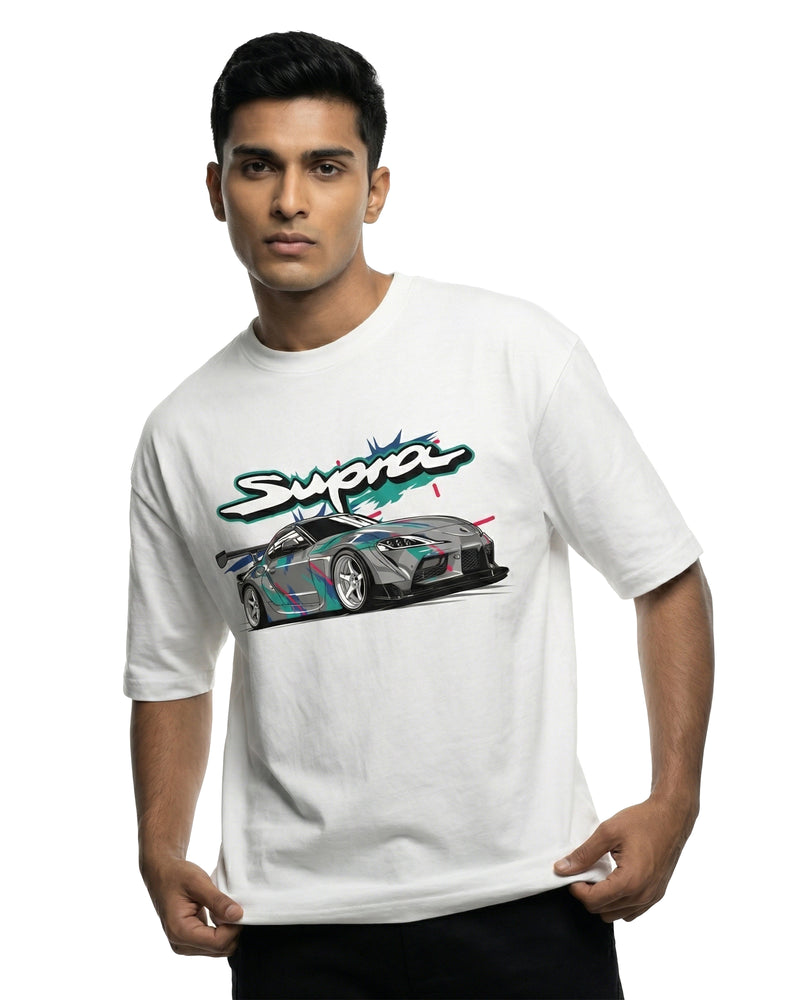 Supraoversized cotton t-shirt for men and women by BOMBAE STORE