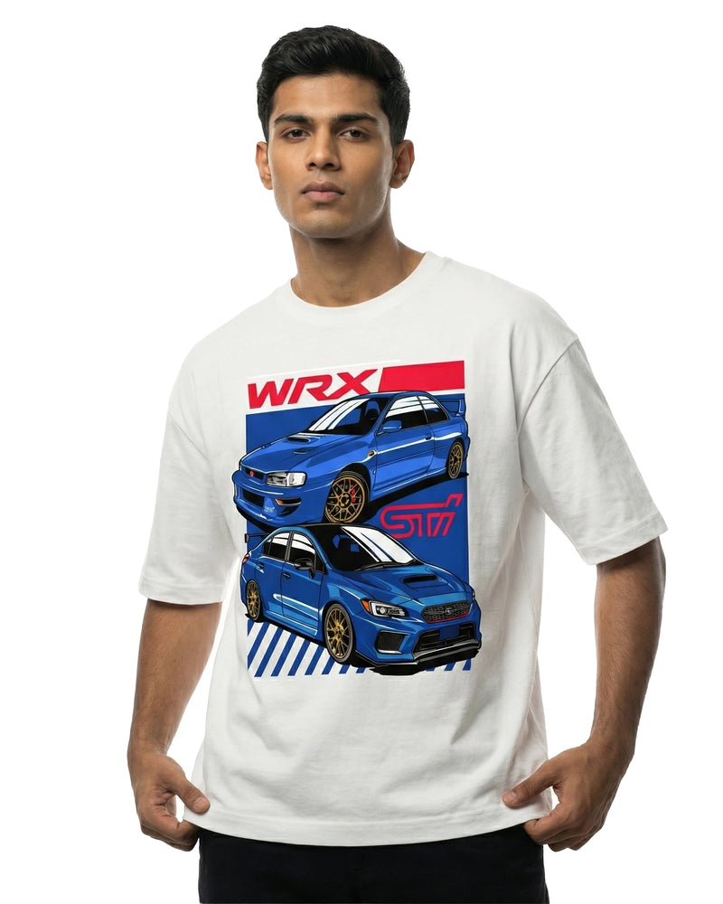Subaru WRX STIoversized cotton t-shirt for men and women by BOMBAE STORE