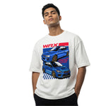 Subaru WRX STIoversized cotton t-shirt for men and women by BOMBAE STORE