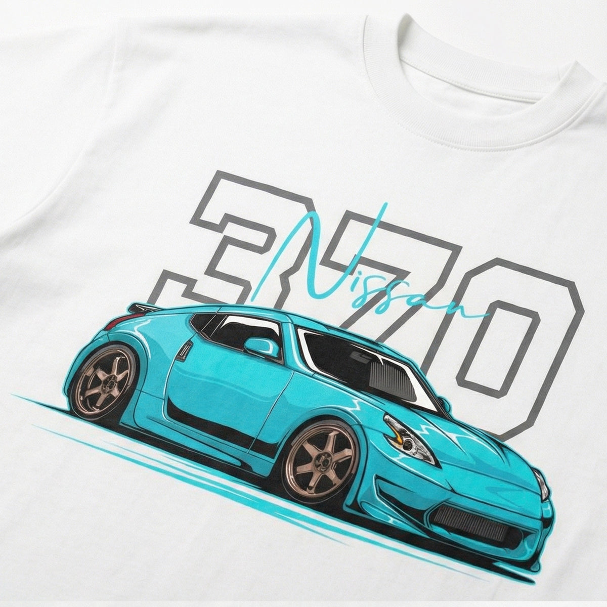 Nissan 370Zoversized cotton t-shirt for men and women by BOMBAE STORE