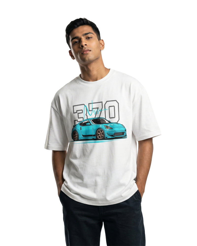 Nissan 370Zoversized cotton t-shirt for men and women by BOMBAE STORE