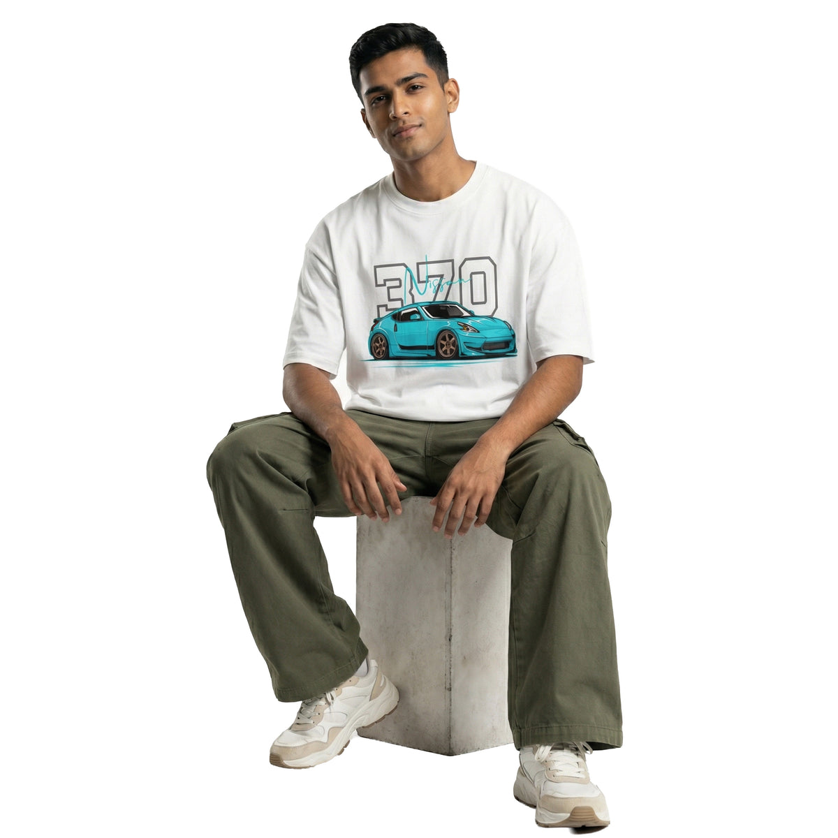 Nissan 370Zoversized cotton t-shirt for men and women by BOMBAE STORE