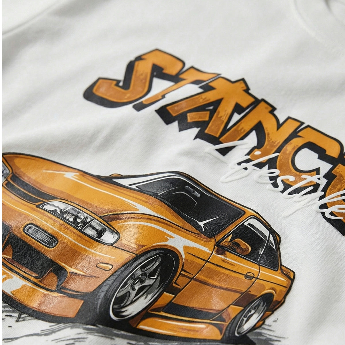 Stance Machineoversized cotton t-shirt for men and women by BOMBAE STORE