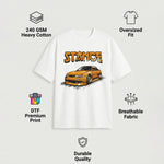 Stance Machineoversized cotton t-shirt for men and women by BOMBAE STORE
