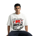 Supra Sakura Sunsetoversized cotton t-shirt for men and women by BOMBAE STORE