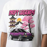 Drift Legends Sakuraoversized cotton t-shirt for men and women by BOMBAE STORE