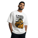 Camel Trophy Defenderoversized cotton t-shirt for men and women by BOMBAE STORE