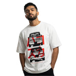 Hakosuka Skyline Heritageoversized cotton t-shirt for men and women by BOMBAE STORE