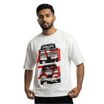 Hakosuka Skyline Heritageoversized cotton t-shirt for men and women by BOMBAE STORE