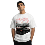 Godzilla GT-Roversized cotton t-shirt for men and women by BOMBAE STORE