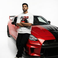 R35oversized cotton t-shirt for men and women by BOMBAE STORE