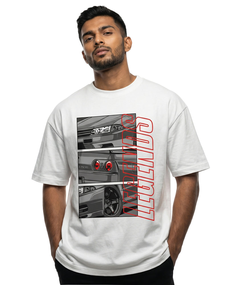 Legendsoversized cotton t-shirt for men and women by BOMBAE STORE