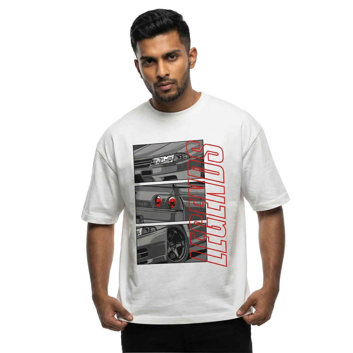 Legendsoversized cotton t-shirt for men and women by BOMBAE STORE