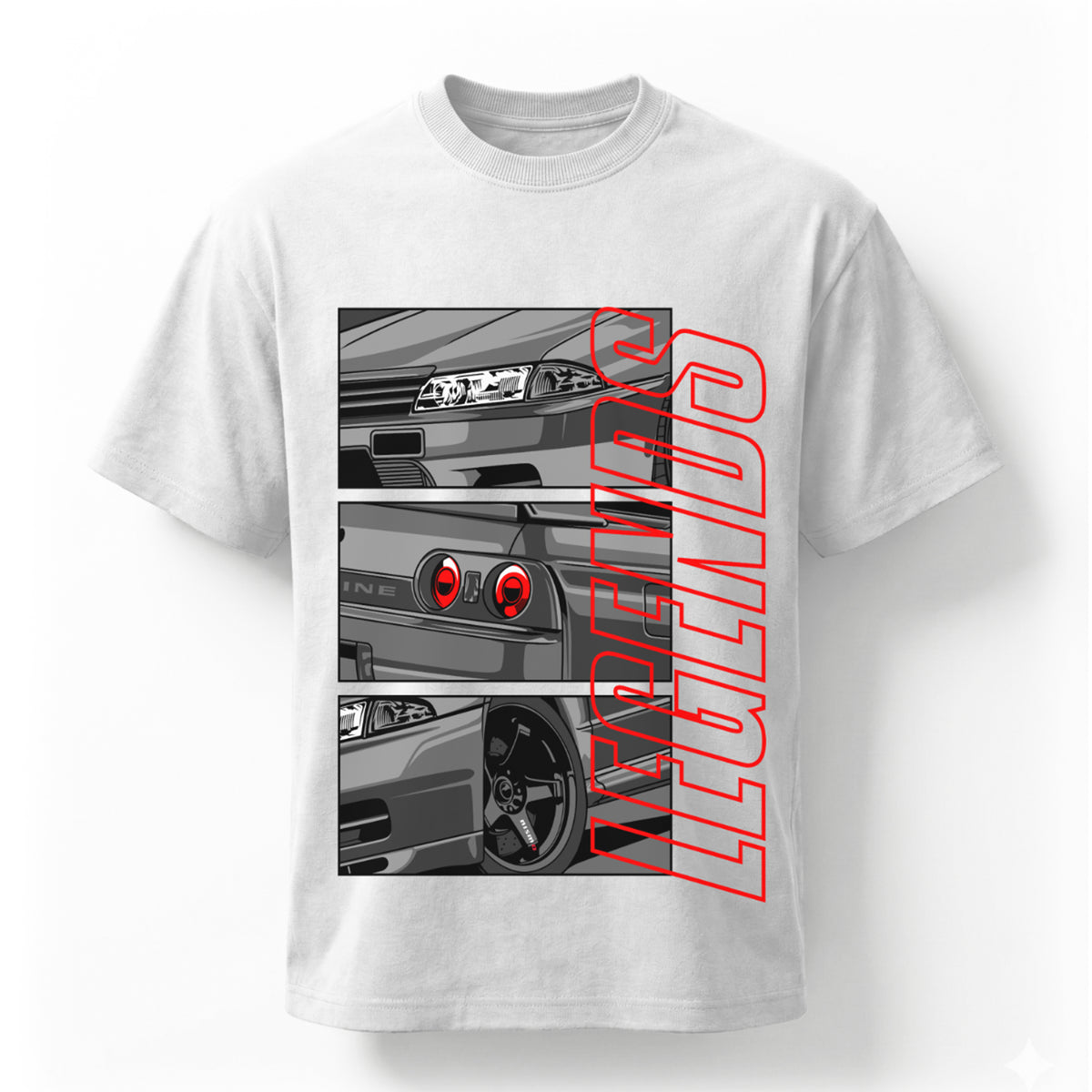 Legendsoversized cotton t-shirt for men and women by BOMBAE STORE