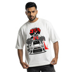 Godzilla GT-Roversized cotton t-shirt for men and women by BOMBAE STORE