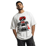 Godzilla GT-Roversized cotton t-shirt for men and women by BOMBAE STORE