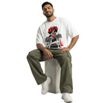 Godzilla GT-Roversized cotton t-shirt for men and women by BOMBAE STORE