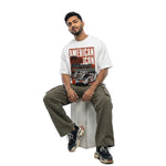 American Iconoversized cotton t-shirt for men and women by BOMBAE STORE