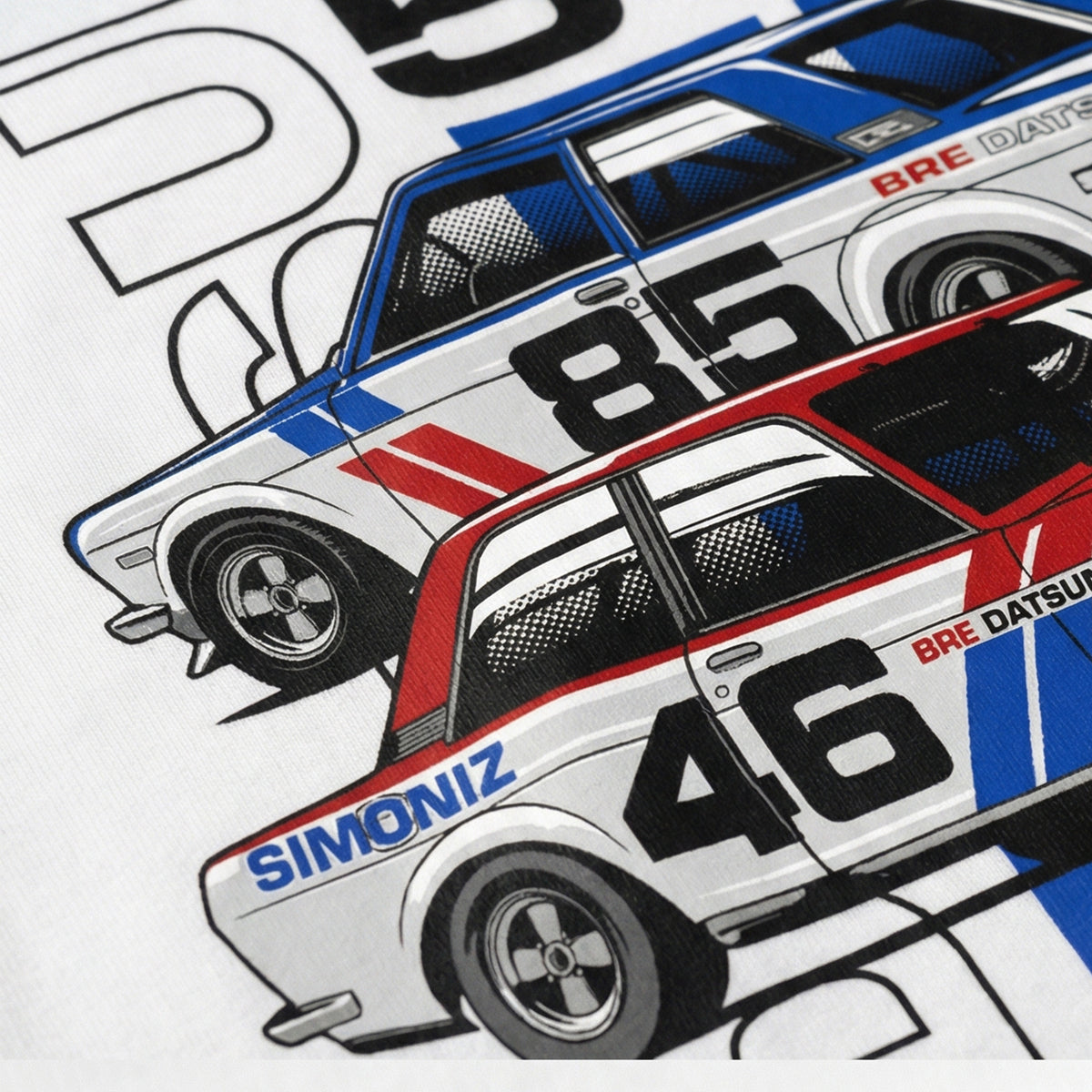 Datsun 510 Legendsoversized cotton t-shirt for men and women by BOMBAE STORE