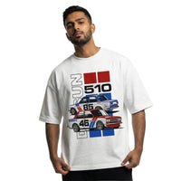 Datsun 510 Legendsoversized cotton t-shirt for men and women by BOMBAE STORE