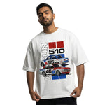 Datsun 510 Legendsoversized cotton t-shirt for men and women by BOMBAE STORE