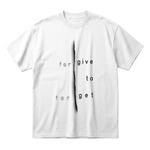 Forgive To Forgetoversized cotton t-shirt for men and women by BOMBAE STORE
