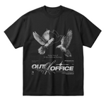Out of Officeoversized cotton t-shirt for men and women by BOMBAE STORE