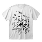 Smile Stateoversized cotton t-shirt for men and women by BOMBAE STORE