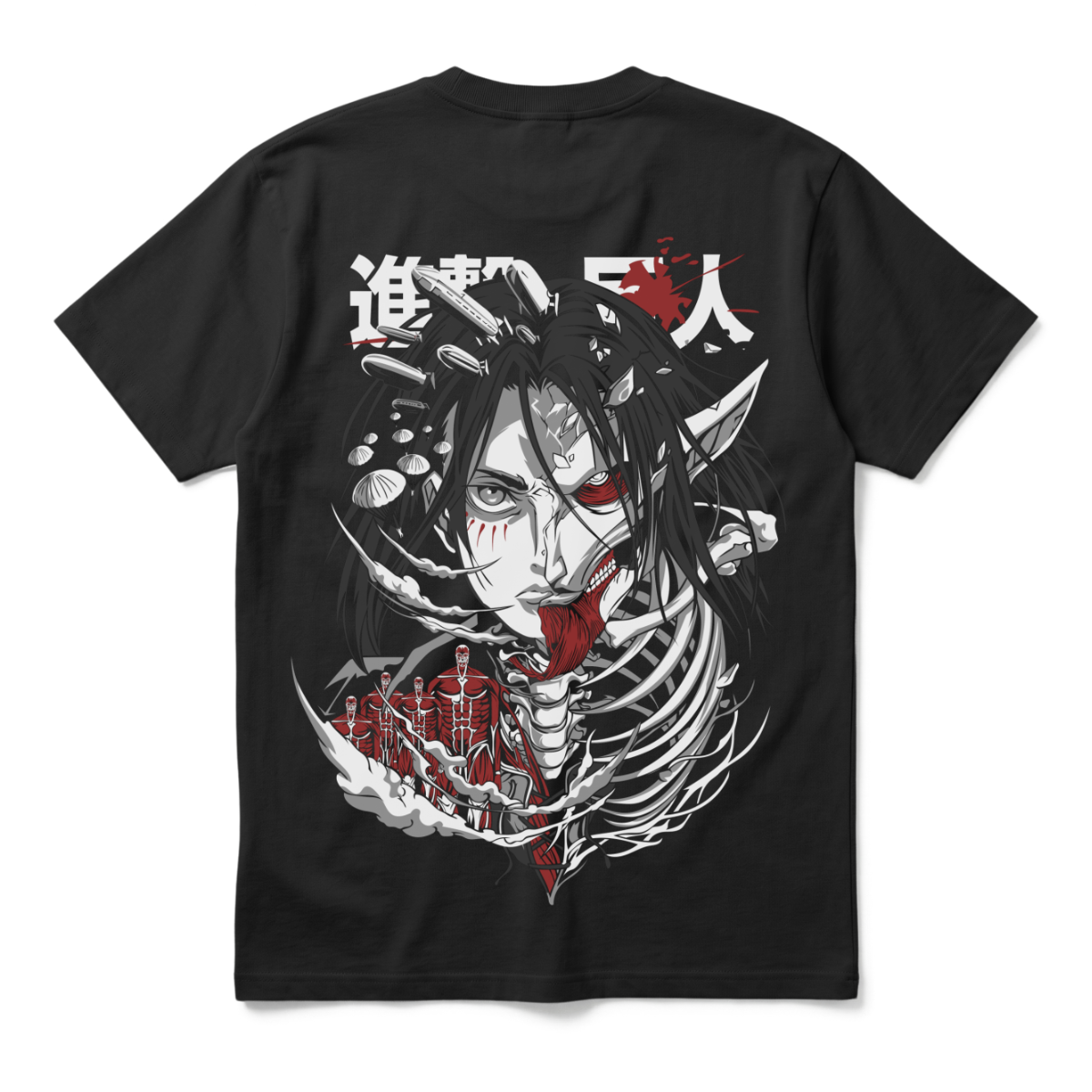 Titan Demonoversized cotton t-shirt for men and women by BOMBAE STORE