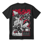 Baki Hanmaoversized cotton t-shirt for men and women by BOMBAE STORE